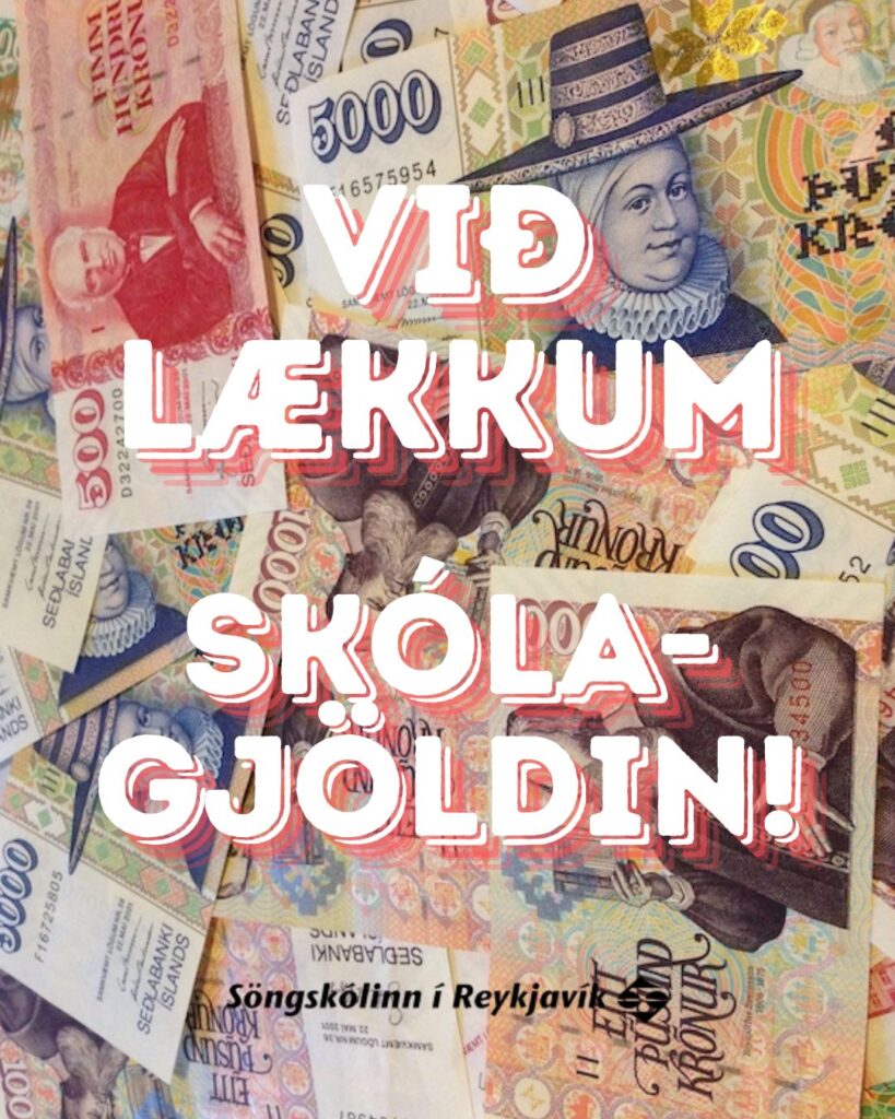 Skólagjöld lækka